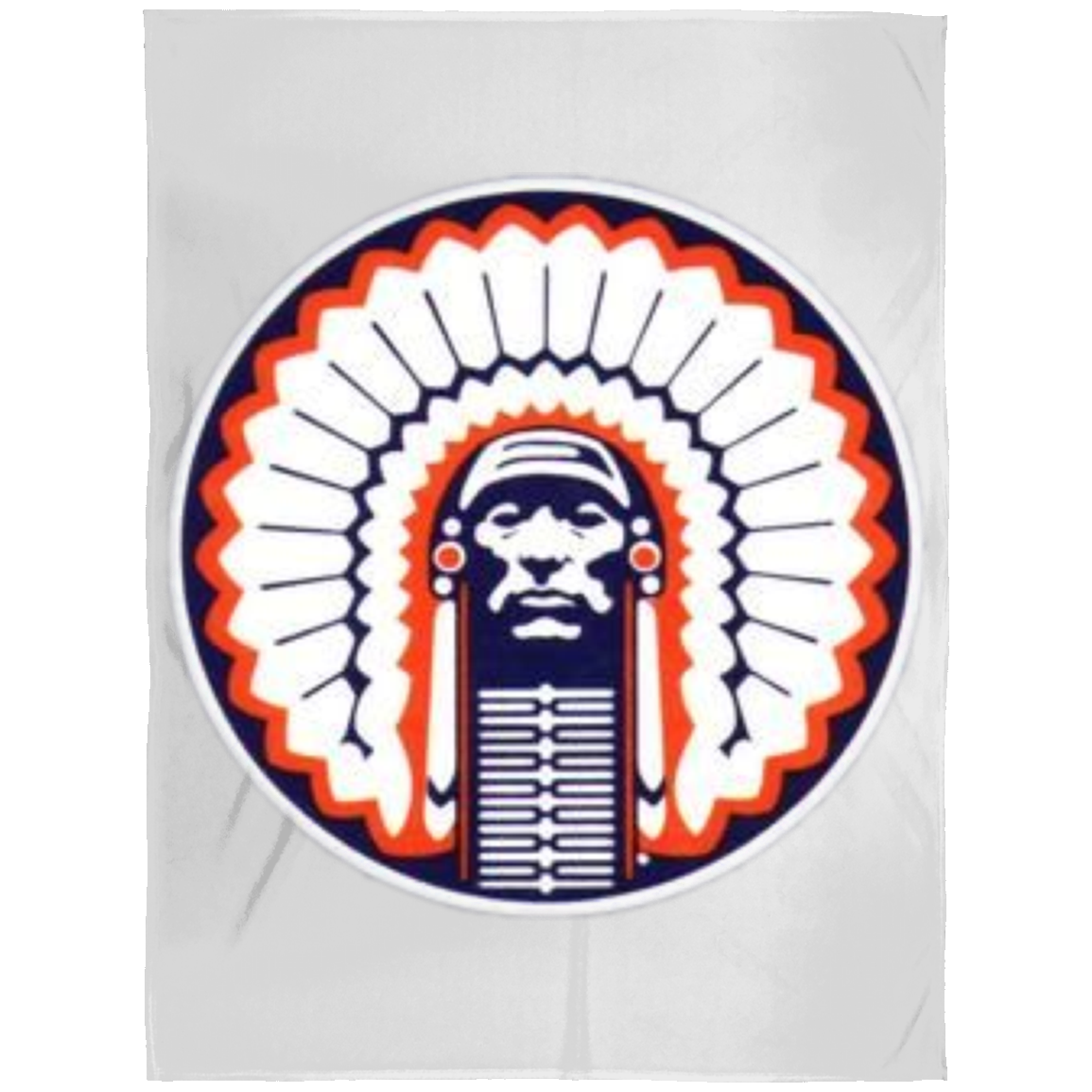 Chief Illiniwek Arctic Fleece Blanket 60x80