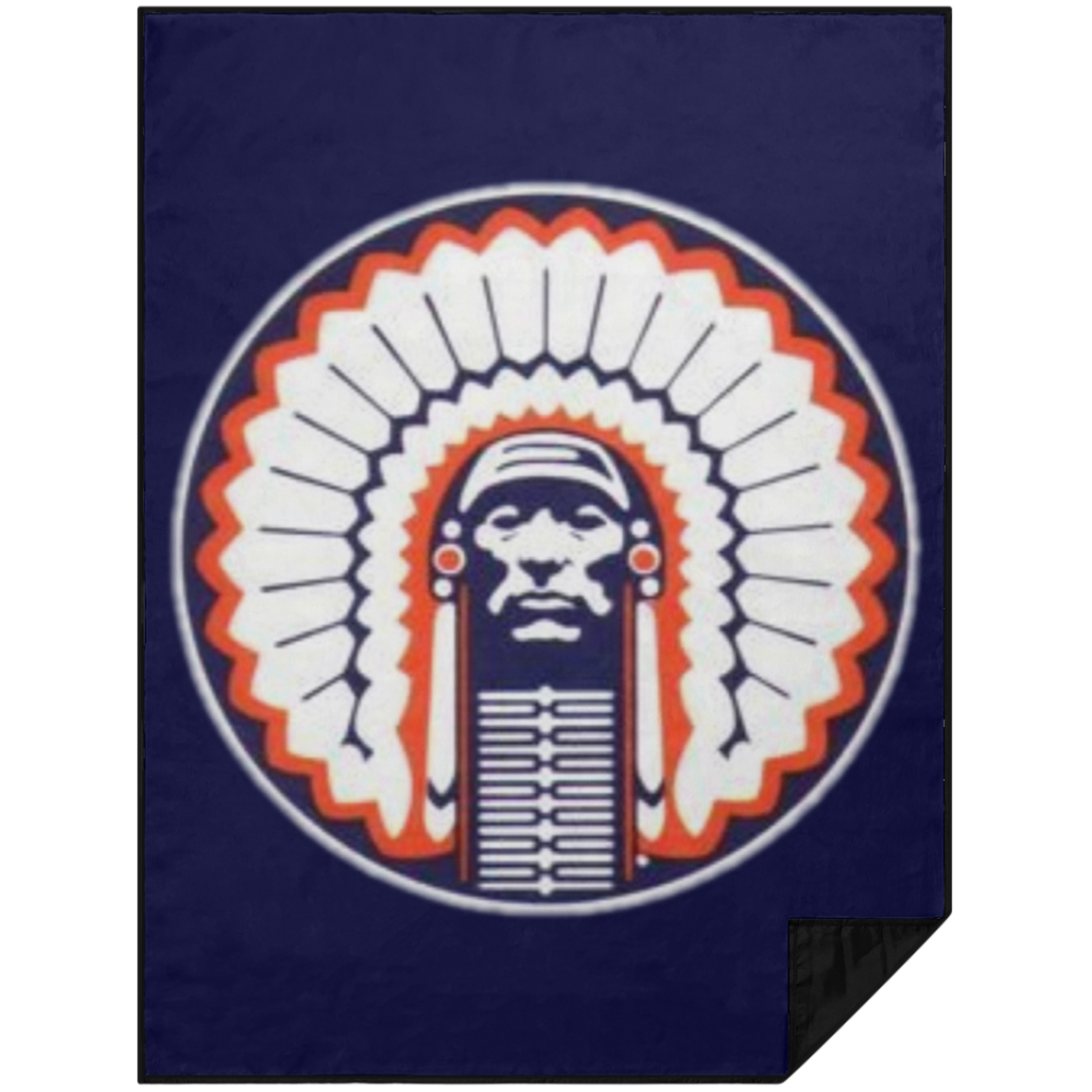 Chief Illiniwek Premium Picnic Blanket 60x80