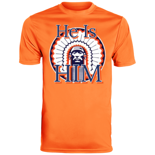 Chief "He is Him" Men's Moisture-Wicking Tee