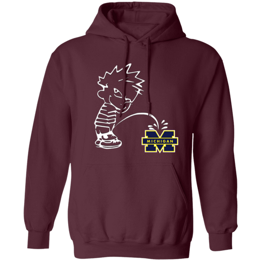 P on Michigan Pullover Hoodie 8 oz (Closeout)