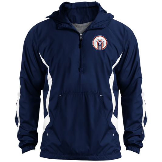 Chief Illiniwek Unisex Colorblock Raglan Anorak