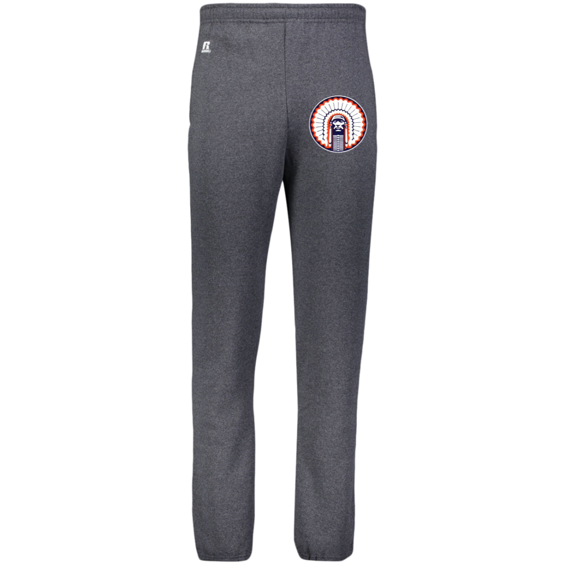 Chief Illiniwek Dri-Power Closed Bottom Pocket Sweatpants