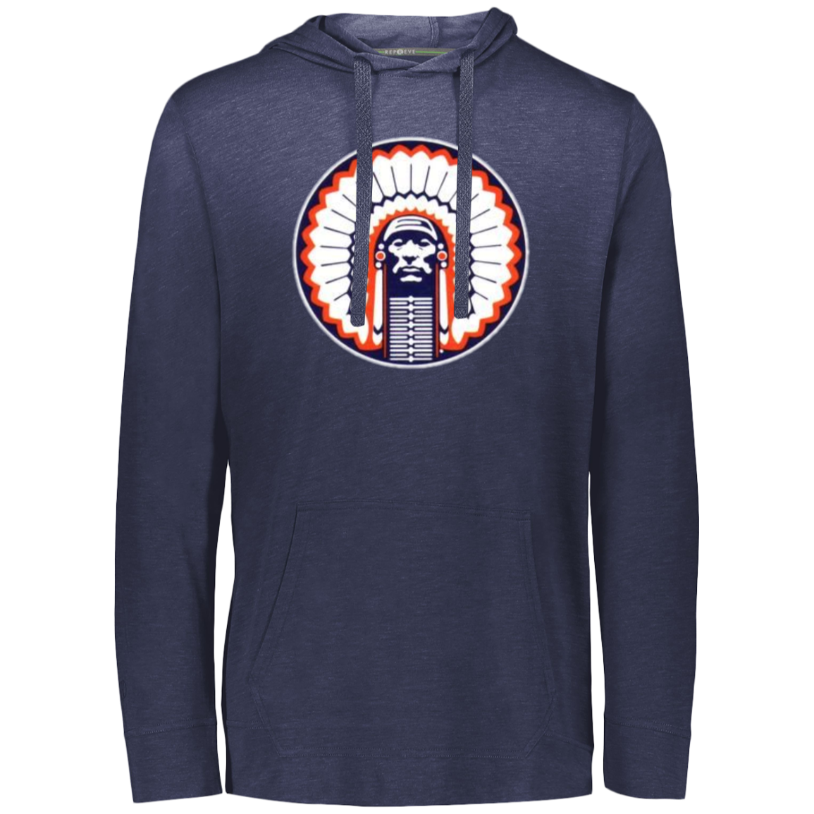 Chief Illiniwek Eco Triblend T-Shirt Hoodie