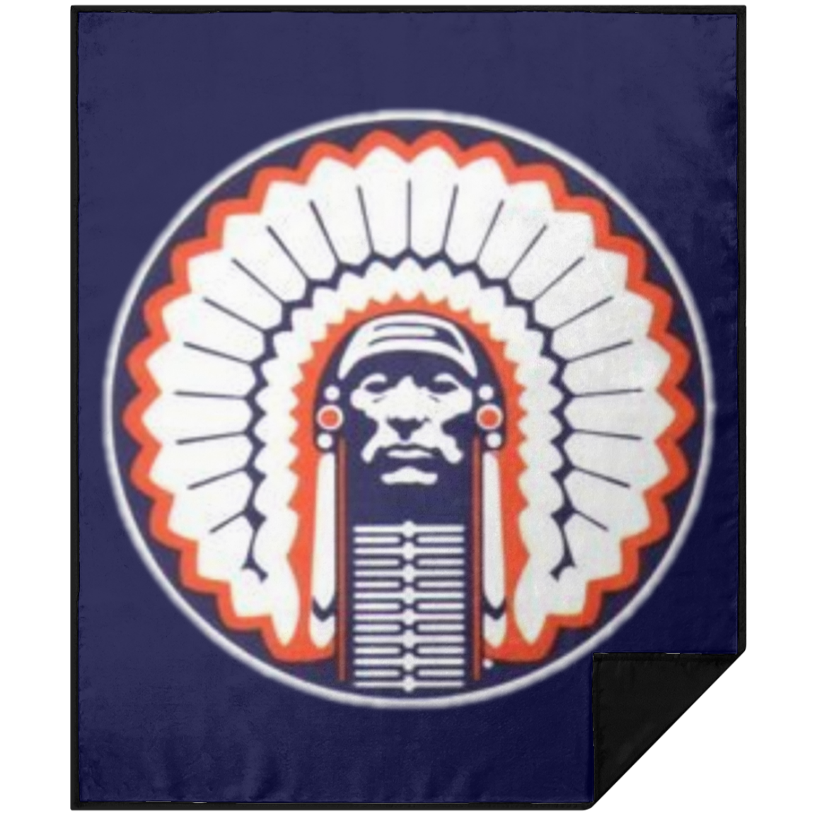 Chief Illiniwek Premium Picnic Blanket 50x60