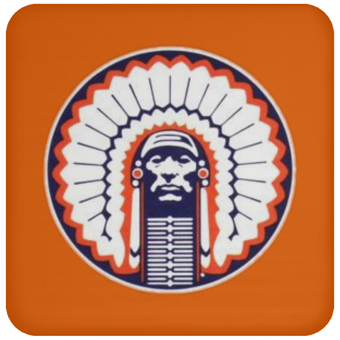 Chief Illiniwek Coaster