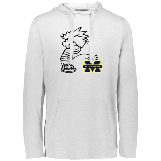 P on Michigan Eco Triblend T-Shirt Hoodie