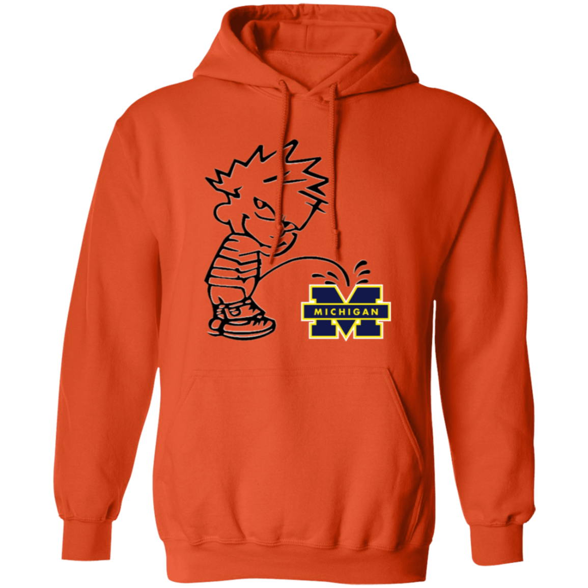 P on Michigan Pullover Hoodie