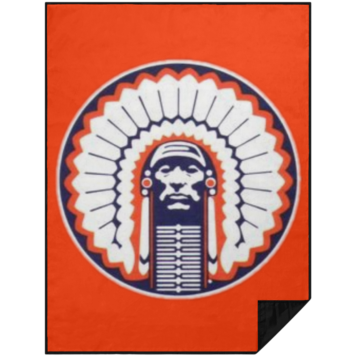 Chief Illiniwek Premium Picnic Blanket 60x80