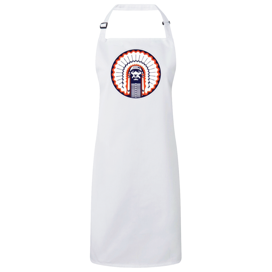 Chief Illiniwek Sustainable Unisex Bib Apron