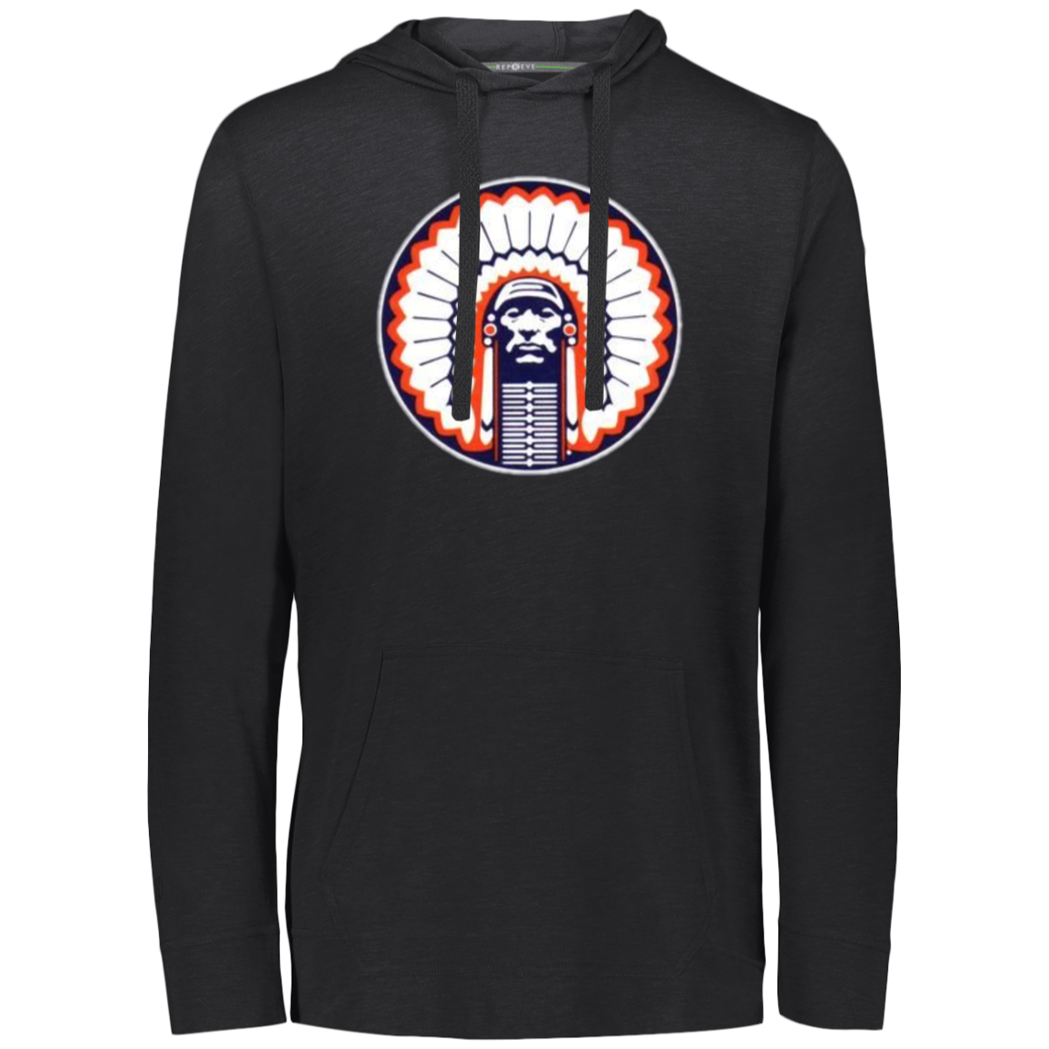 Chief Illiniwek Eco Triblend T-Shirt Hoodie