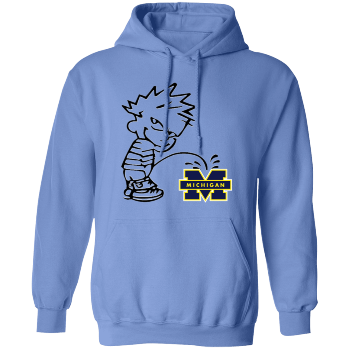 P on Michigan Pullover Hoodie