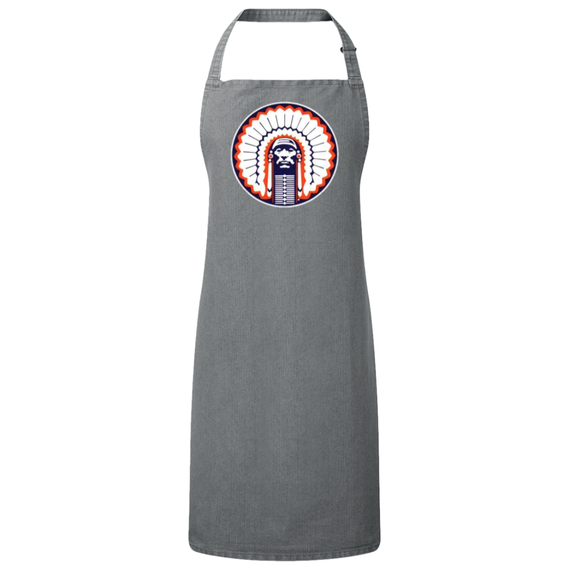 Chief Illiniwek Sustainable Unisex Bib Apron