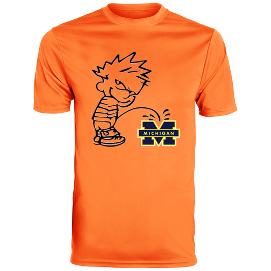 P on Michigan Men's Moisture-Wicking Tee