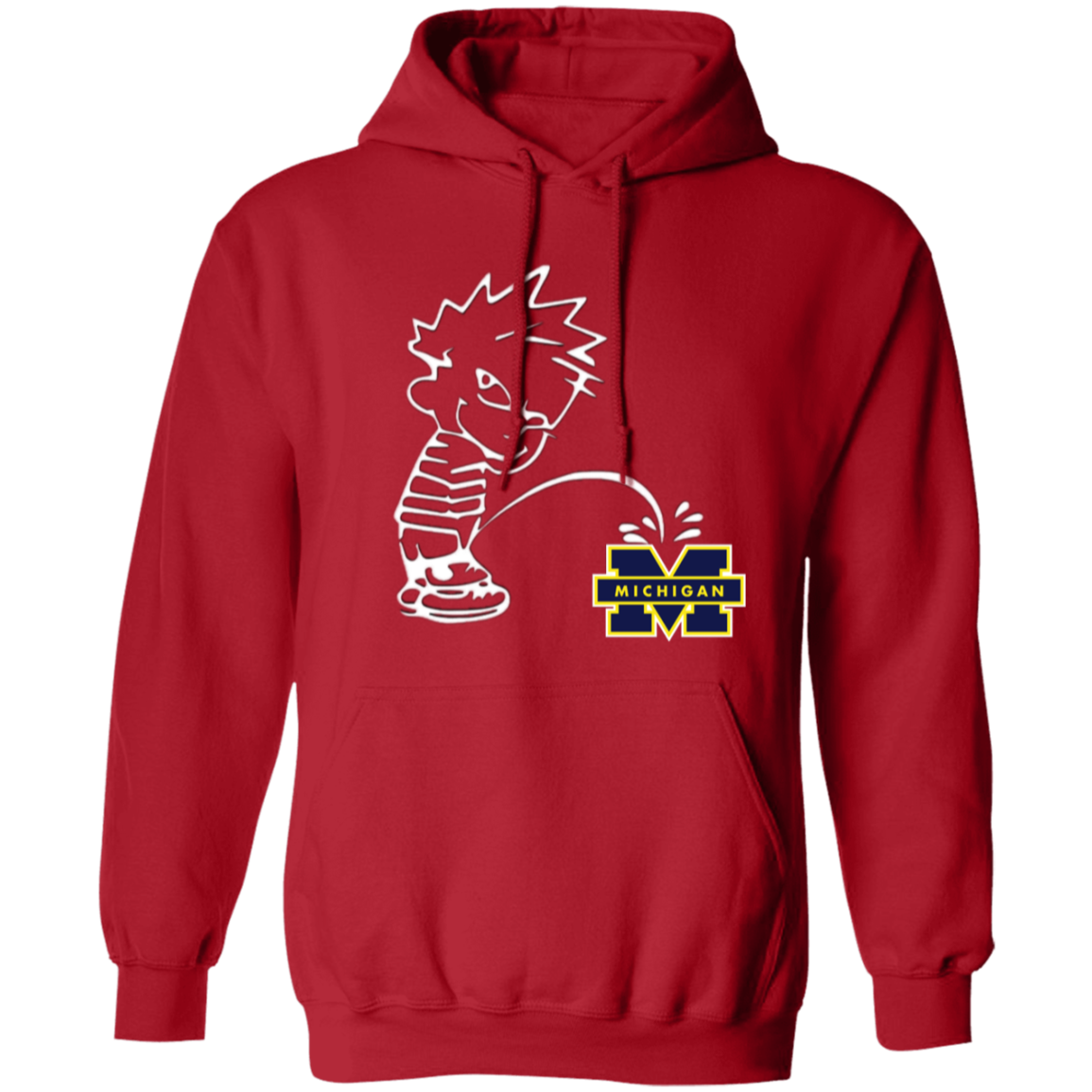 P on Michigan Pullover Hoodie 8 oz (Closeout)