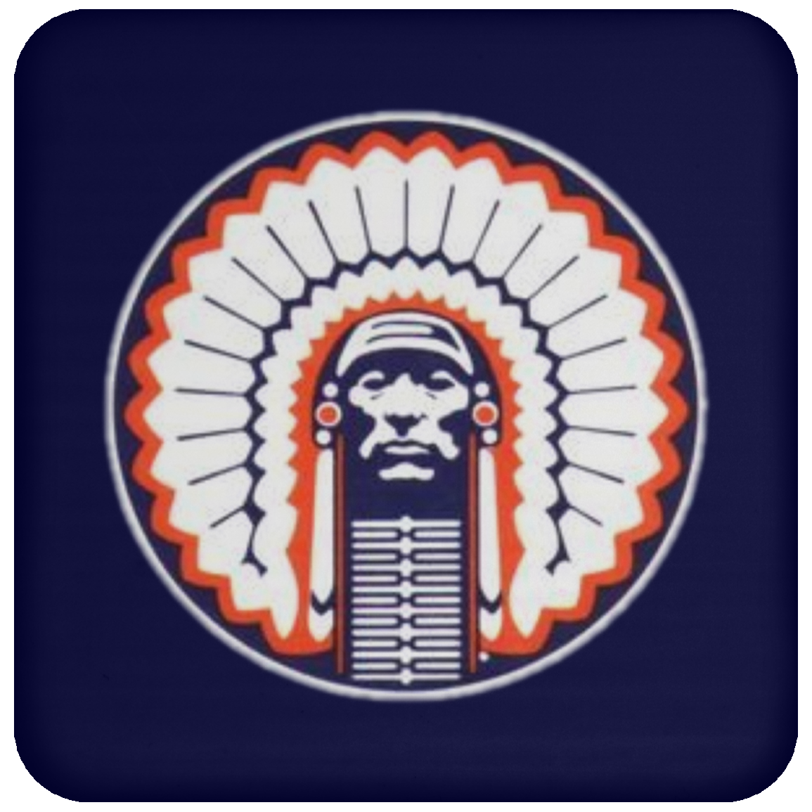 Chief Illiniwek Coaster