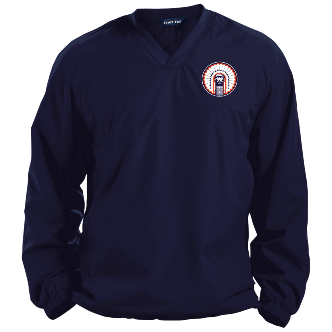 Chief Illiniwek Pullover V-Neck Windshirt