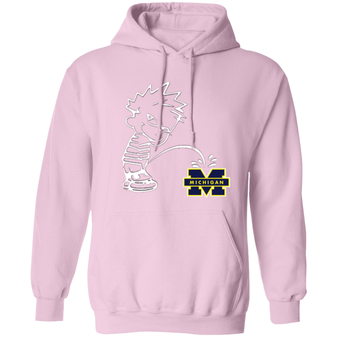 P on Michigan Pullover Hoodie 8 oz (Closeout)