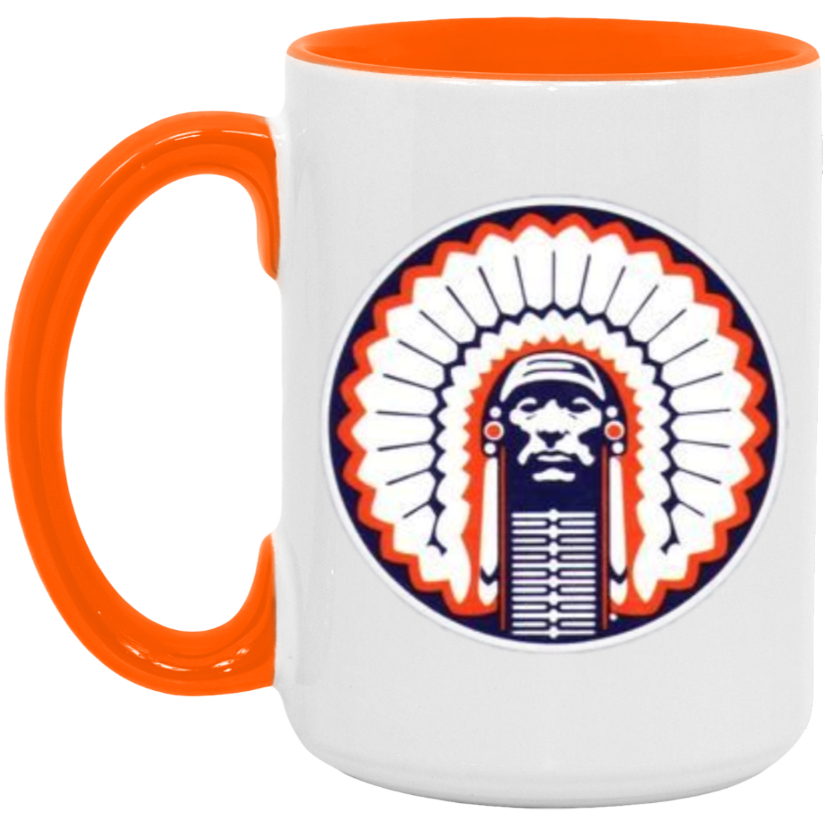 Chief Illiniwek 15oz Accent Mug