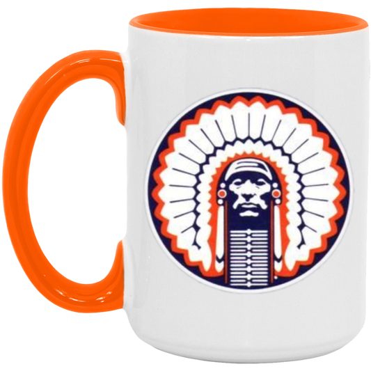 Chief Illiniwek 15oz Accent Mug