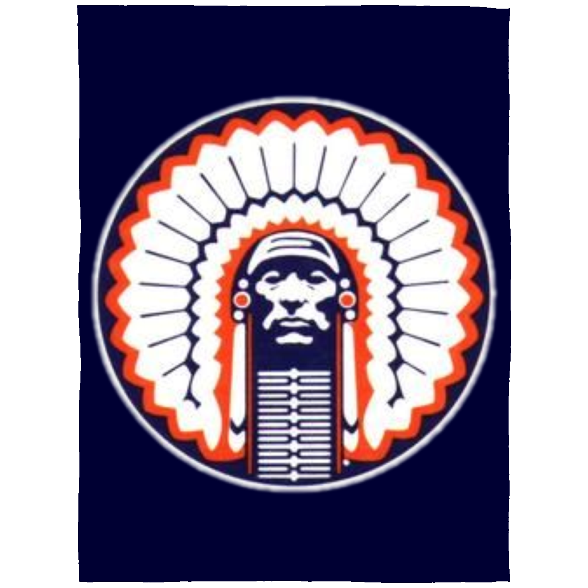 Chief Illiniwek Arctic Fleece Blanket 60x80