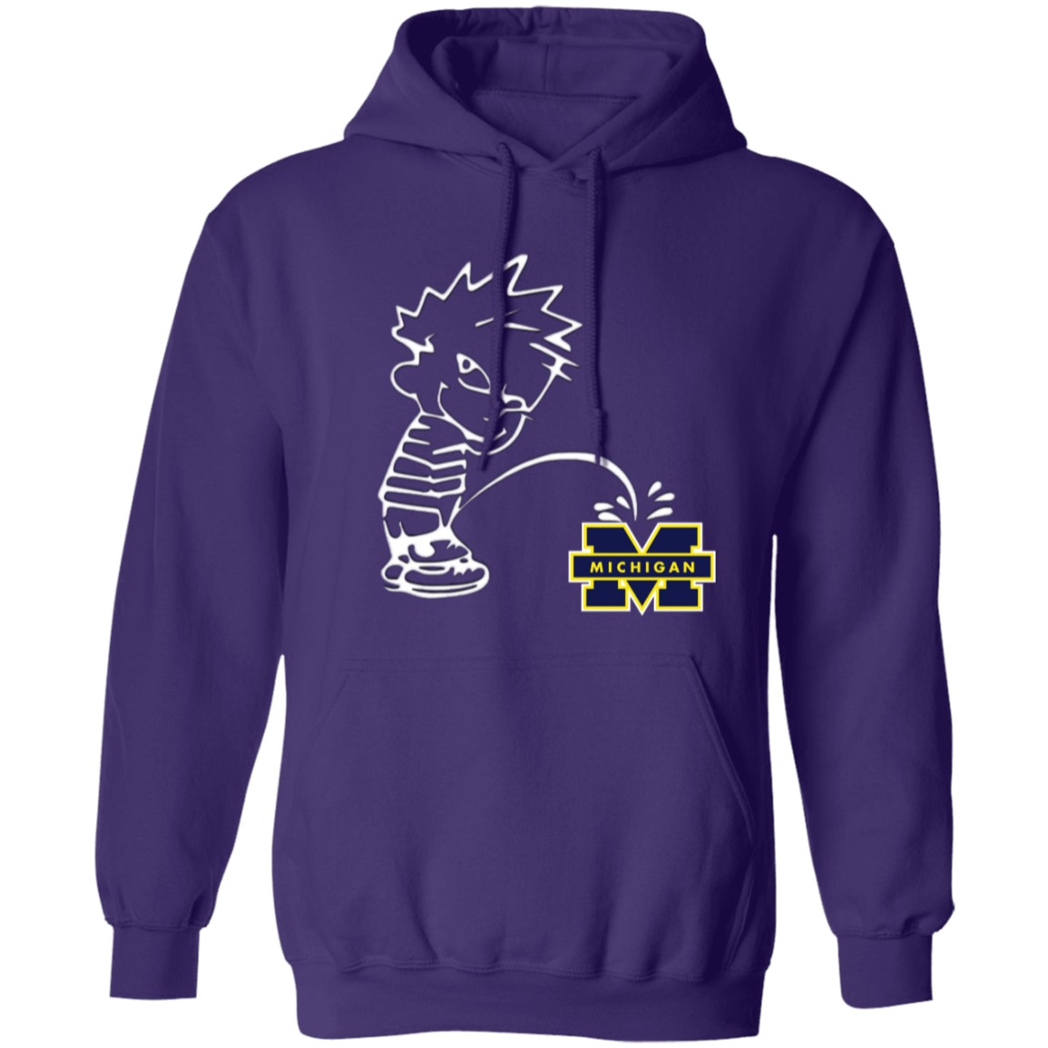 P on Michigan Pullover Hoodie 8 oz (Closeout)