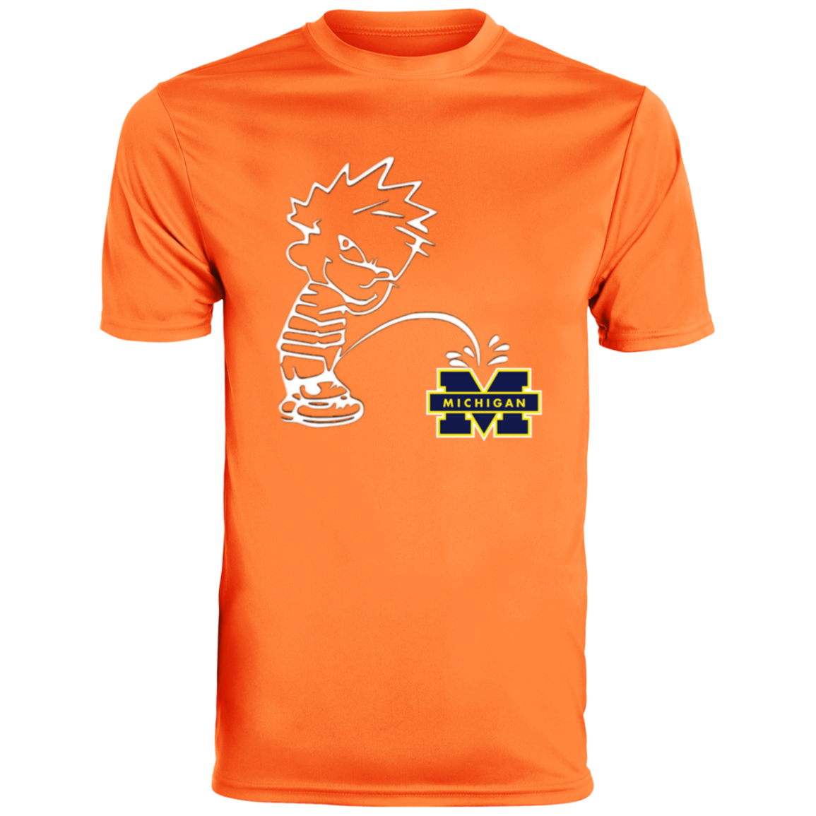 P on Michigan Men's Moisture-Wicking Tee