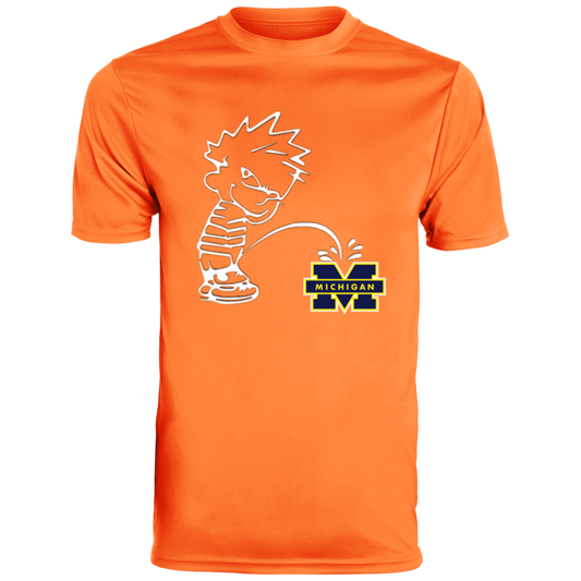 P on Michigan Men's Moisture-Wicking Tee