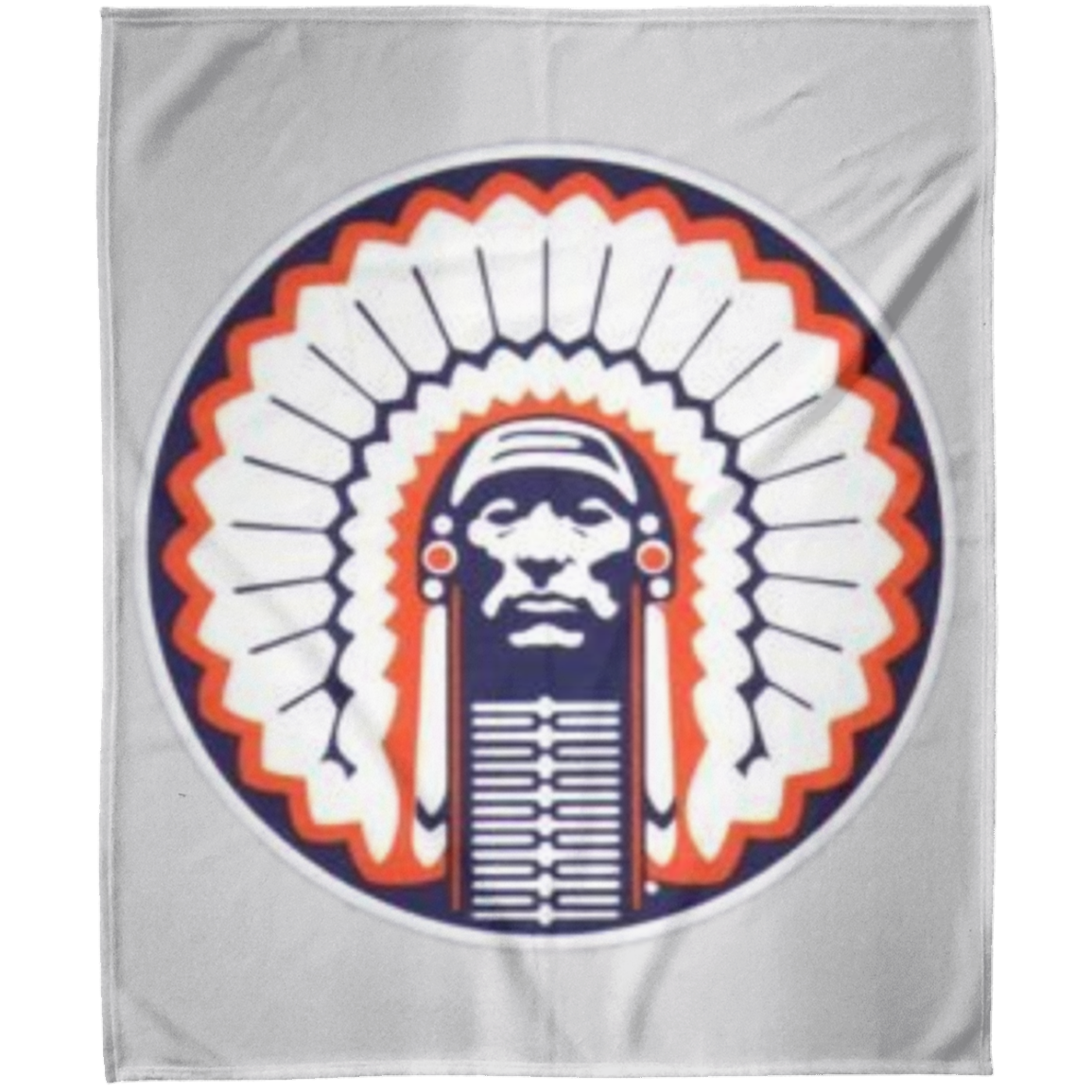 Chief Illiniwek Arctic Fleece Blanket 50x60