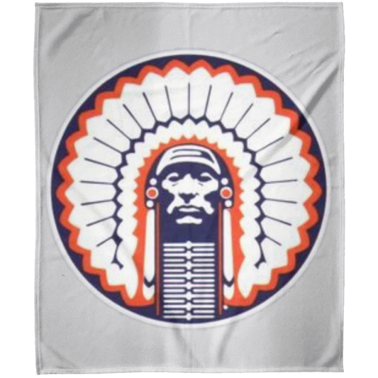 Chief Illiniwek Arctic Fleece Blanket 50x60