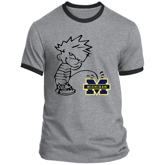 P on Michigan Ringer Tee