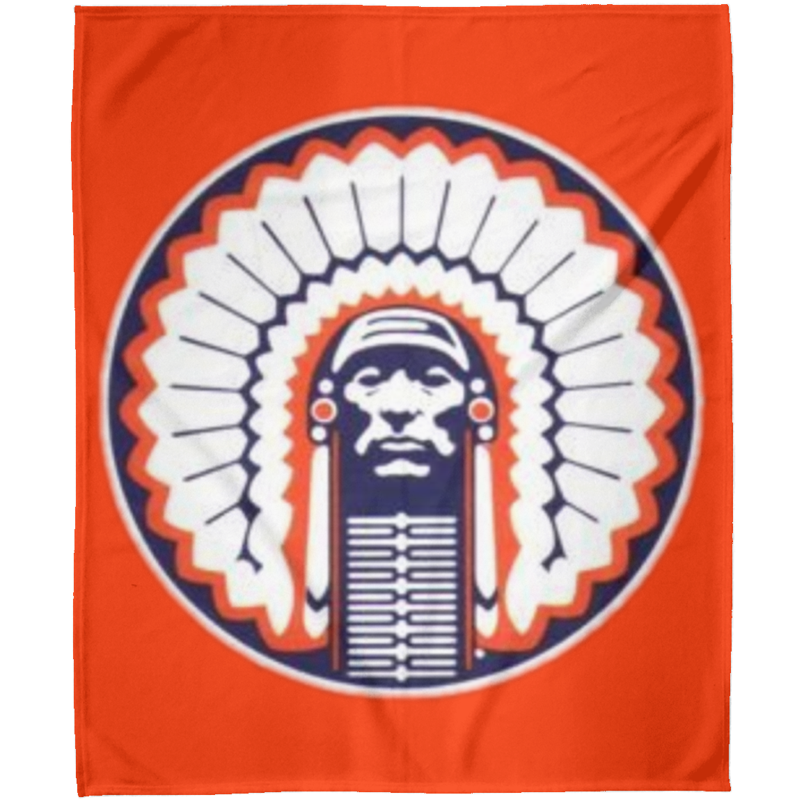 Chief Illiniwek Arctic Fleece Blanket 50x60