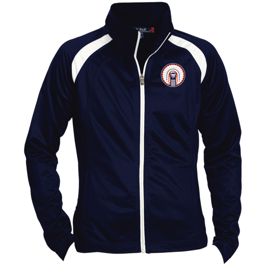 Chief Illiniwek Ladies' Raglan Sleeve Warmup Jacket