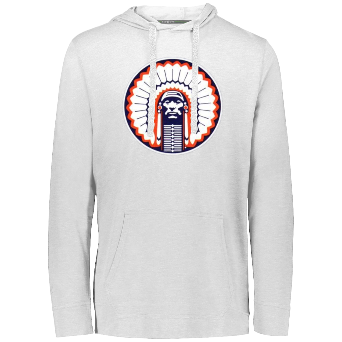 Chief Illiniwek Eco Triblend T-Shirt Hoodie